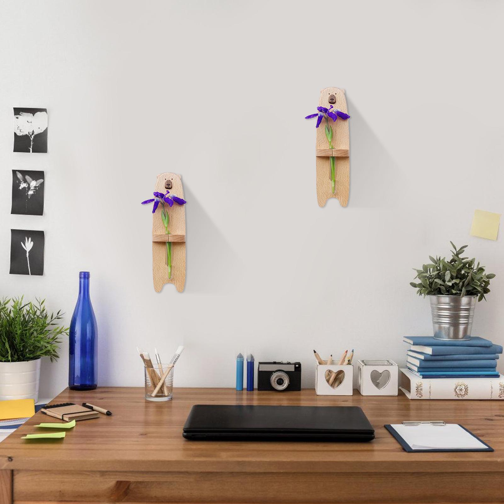 แจกันเพาะชำติดผนังพร้อมฐานไม้  - Propagation Station Vase บทวิจารณ์และราคา