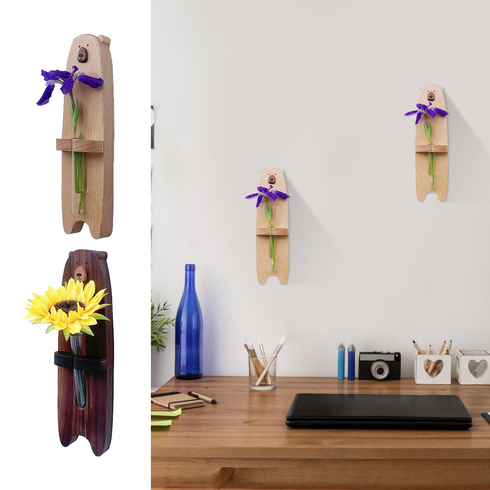 แจกันเพาะชำติดผนังพร้อมฐานไม้  - Propagation Station Vase บทวิจารณ์และราคา